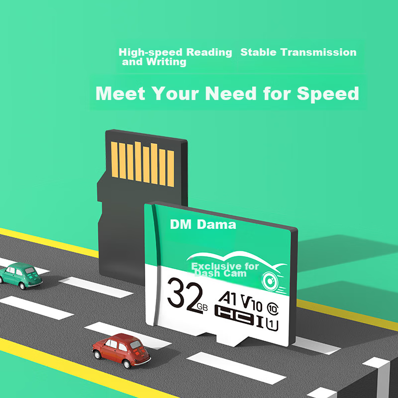 DM Daimai 32GB TF (MicroSD) Memory Card, Green Card, C10 Compatible with Xiaomi,...