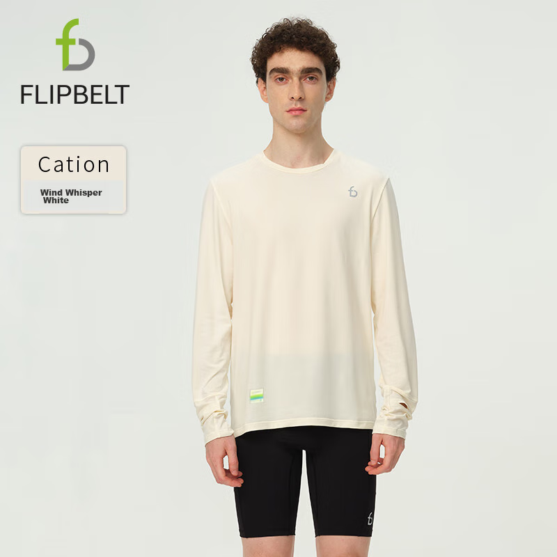 Flipbelt Men's Long-Sleeve Shirt, Breathable for Autumn And Winter, Fitness Runn...