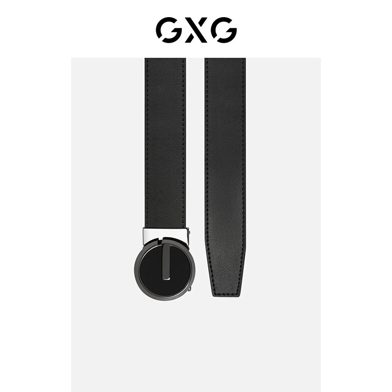 GXG Men's Genuine Leather Automatic Buckle Belt Casual Business Young Men's Belt...