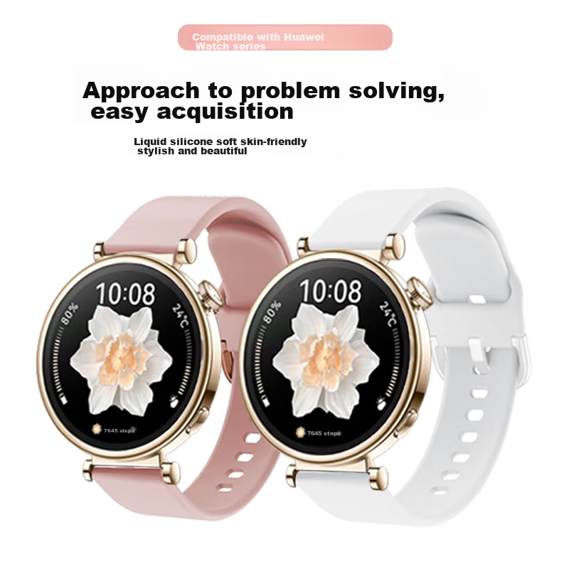 ESCASE Huawei GT4 Watch Strap, Huawei Watch GT4 Silicone 41mm Dedicated Band, Sk...