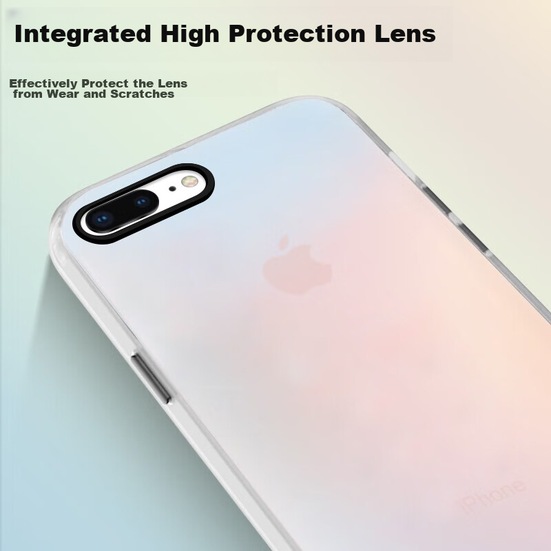 Baozou IPhone 8 Plus Case, IPhone 7 Plus Protective Cover, Silicone Soft Edge Si...