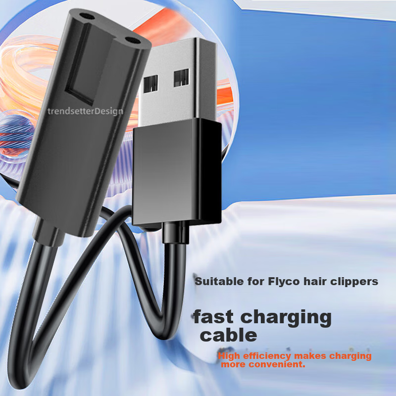 Chaofan Suitable for Flyco Electric Hair Clipper Charging Cable, Charger for FC5...