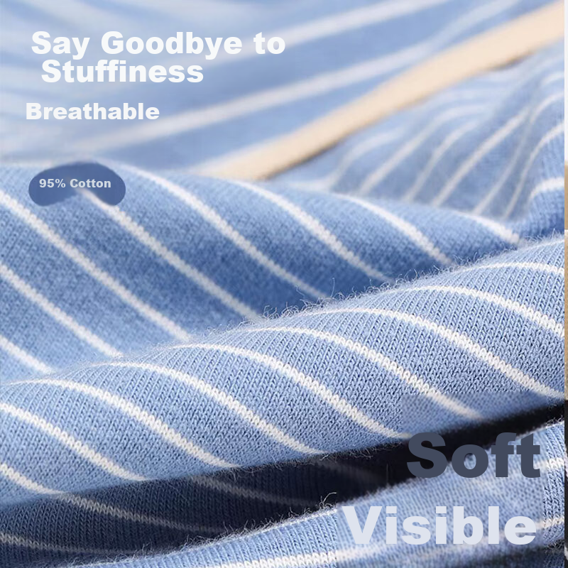 FitonTon Men's Underwear, Pure Cotton, Antibacterial Crotch, Loose And Comfortab...