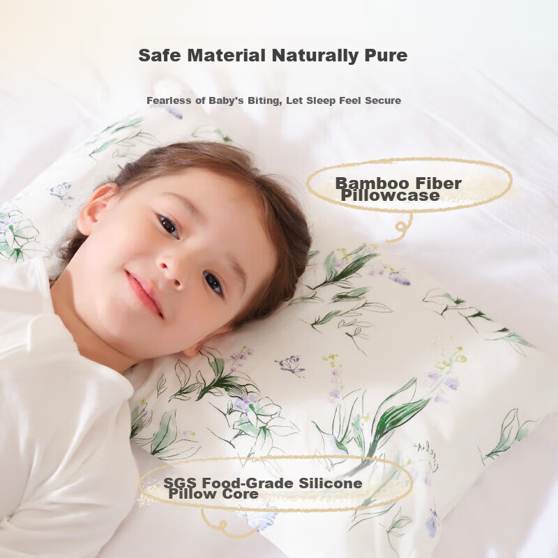 Cutelife Pillow for Children 3-6 Years Old, Kindergarten Sleep Aid, Nap Pillow,...