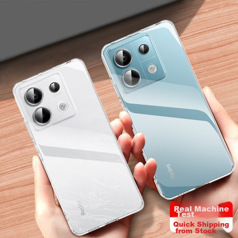 ESCASE Phone Case for Redmi Note 13 Pro, Transparent Full Coverage Ultra-Thin Sh...