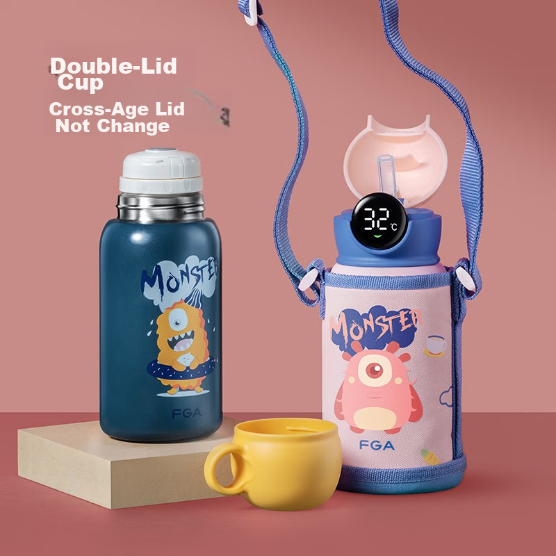 FGA Fuguang Children's Insulated Cup, 316 Stainless Steel, Smart Digital Display...