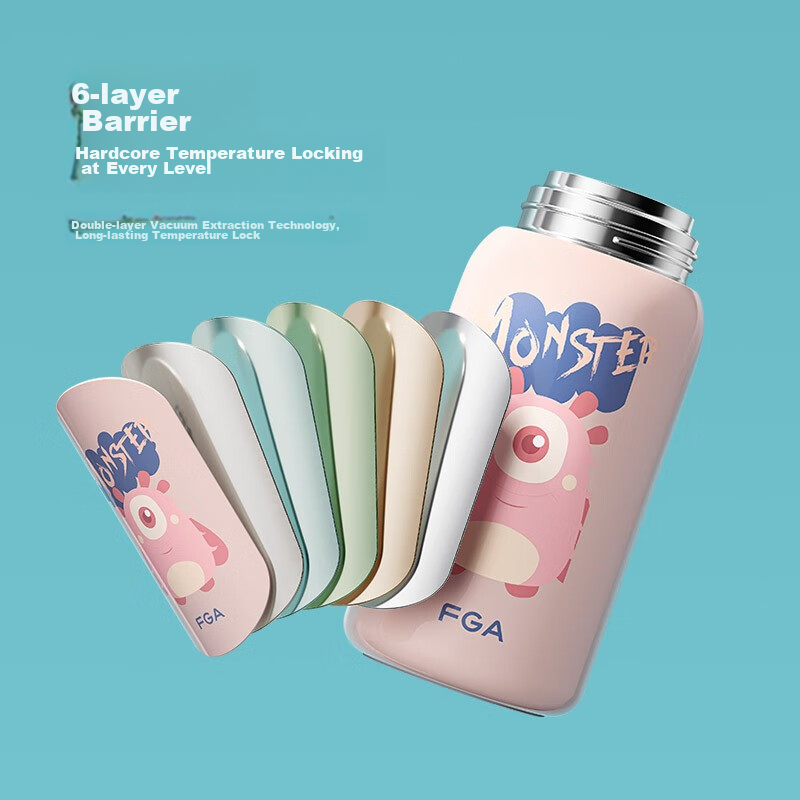 FGA Fuguang Children's Insulated Cup, 316 Stainless Steel, Smart Digital Display...