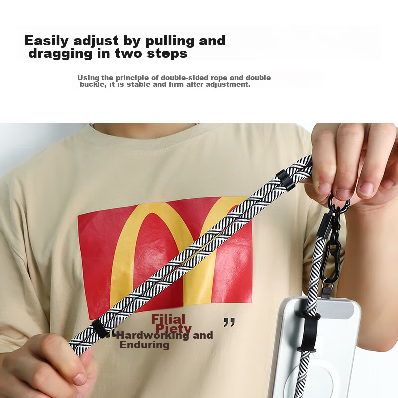 BZBC Phone Lanyard Neck Strap Crossbody Adjustable Stretchable Anti-lost Phone C...