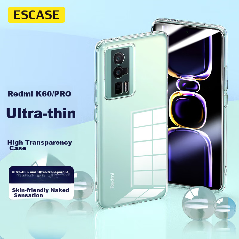 ESCASE Redmi K60/60Pro Phone Case, Xiaomi Redmi K60/60Pro Protective Cover, Shoc...