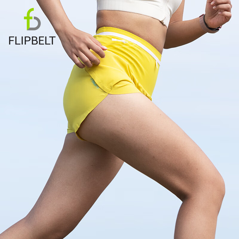 Flipbelt Air Shorts 3.0 Women's Waist Pack Shorts Breathable Running Sports Pant...