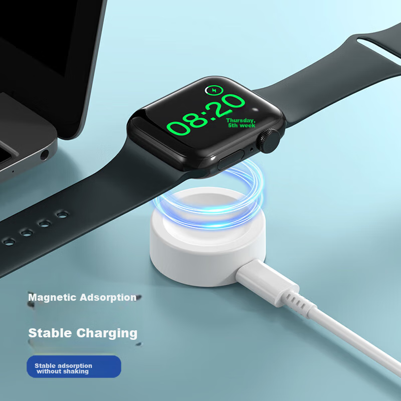 ESCASE Apple Watch Charger, IWatch Charging Dock, Lightning+type-C Dual Interfac...