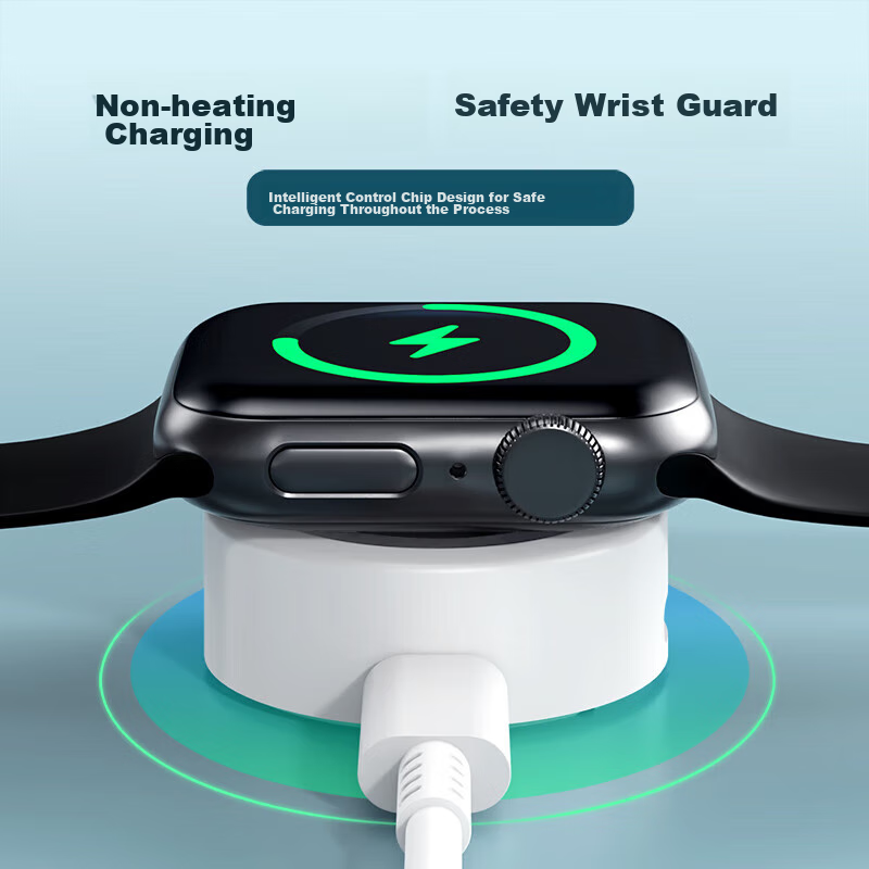 ESCASE Apple Watch Charger, IWatch Charging Dock, Lightning+type-C Dual Interfac...