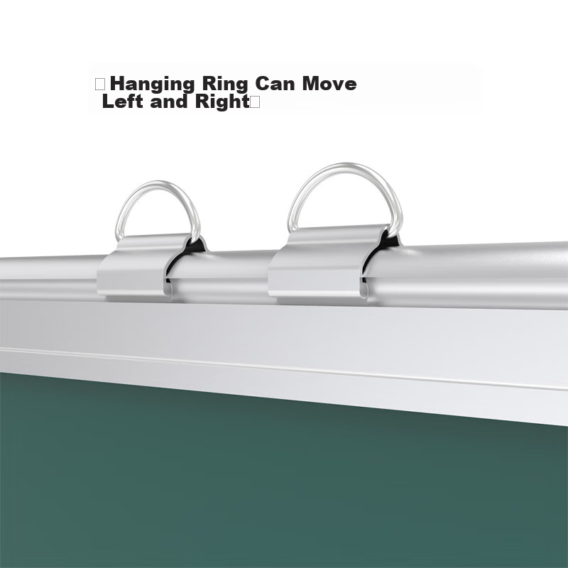 AUCS60*45cm Double-Sided Small Whiteboard, Chalkboard, Writing Board, Wall-Mount...