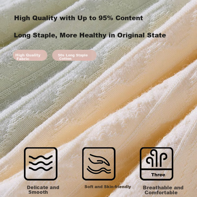 FitonTon 4-Pack Women's Underwear, Pure Cotton Antibacterial Crotch, Seamless Mi...