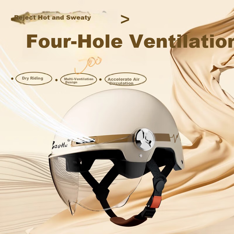 BaoHuXin National Standard 3C Certified Electric Vehicle Helmet Motorcycle Safet...