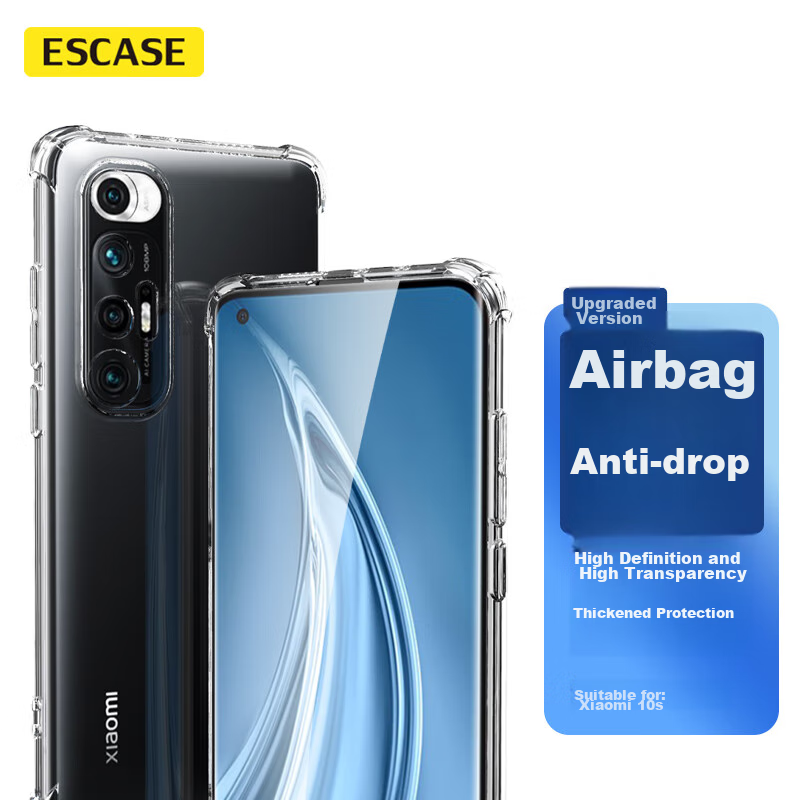 ESCASE Xiaomi 10s Phone Case, Protective Cover for Mi10s, Full Protection Airbag...