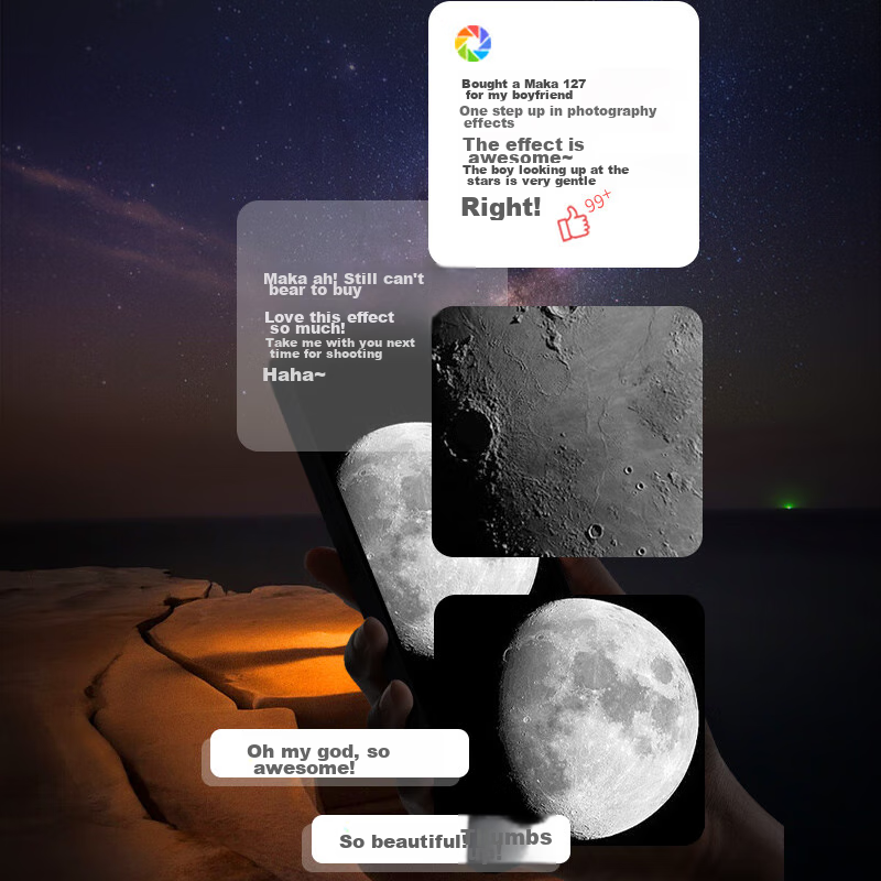 EXPLORE SCIENTIFIC 80640 Astronomical Telescope, Professional Deep Space Stargaz...