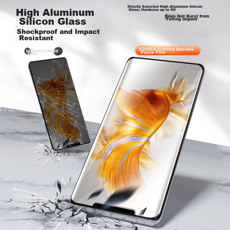 EDDGA [1-Second Application] Tempered Glass Screen Protector for Huawei Mate 50...