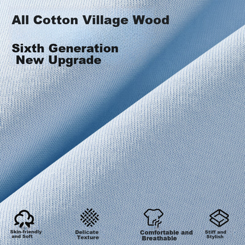 GENIOLAMODE Men's Cotton Breathable Summer Casual Simple All-Match Round Neck Yo...