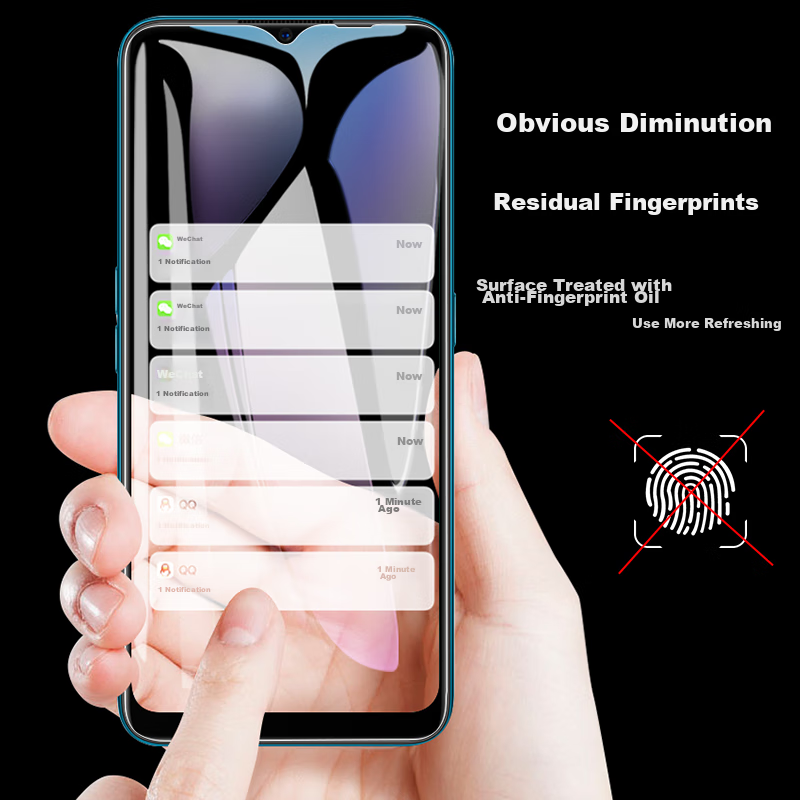 Freeson Tempered Glass Screen Protector for Honor Play 20/Play 5T/OPPO A55/iQOO...