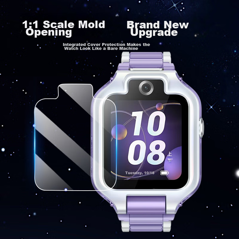 ESCASE [Three-Pack Premium] Huawei Children's Watch 5X/5XPro Tempered Glass Scre...