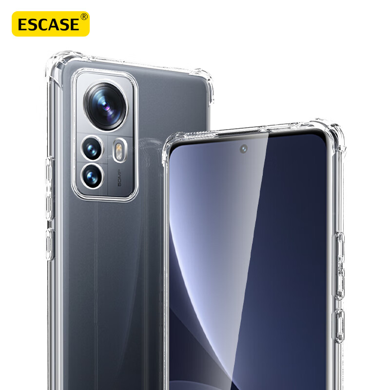 ESCASE Phone Case for Xiaomi 12S Pro, 12Pro Protective Cover, Full Protection Sh...