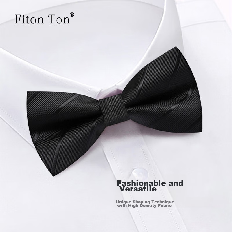 FitonTon [Wedding Season] Bow Tie for Men, Formal Business Wedding Bow Tie, Groo...