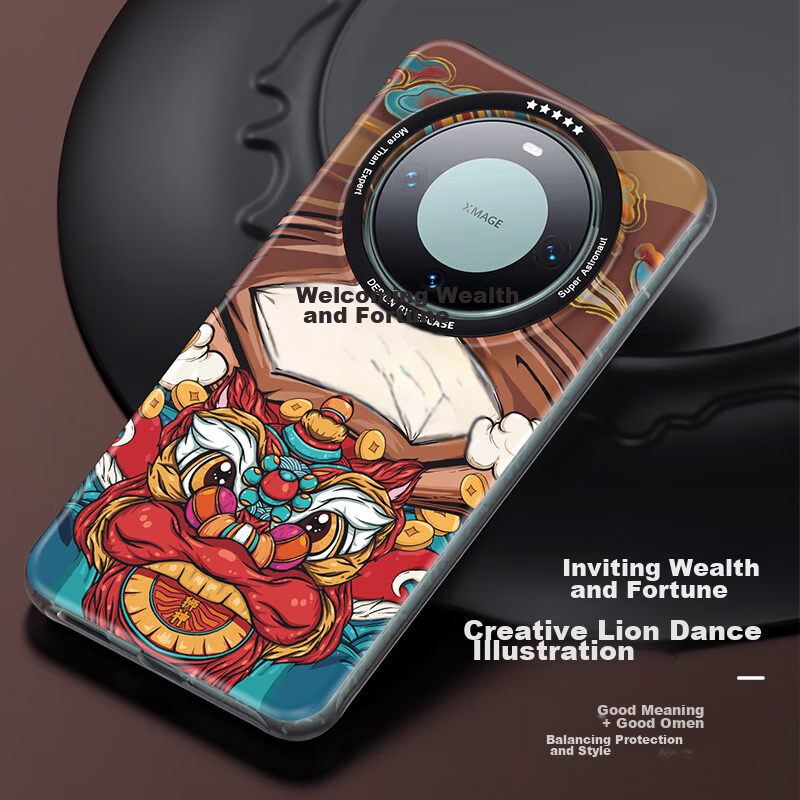 ESCASE Magnetic Full-Coverage Shockproof Hard Case for Huawei Mate60Pro/Pro+, Ul...