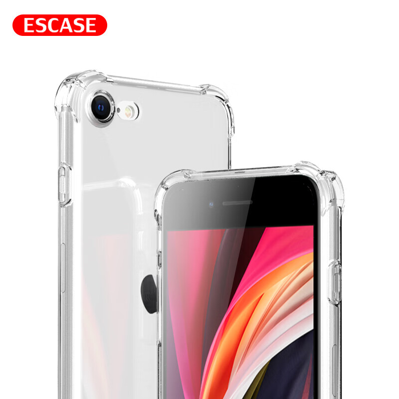 ESCASE iPhone SE2/8/7 Case Apple SE2/7/8 Protective Cover 4.7-inch TPU Full Wrap...