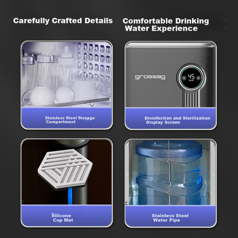 Grossag Instant Hot and Cold Tea Bar Machine Automatic Water Dispenser for Livin...