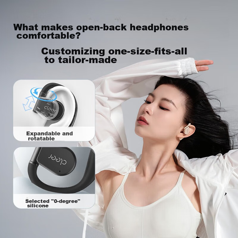 cleerARC3 Noise-Cancelling Version, Non-In Open-Ear Headphones, Gold List Hangin...