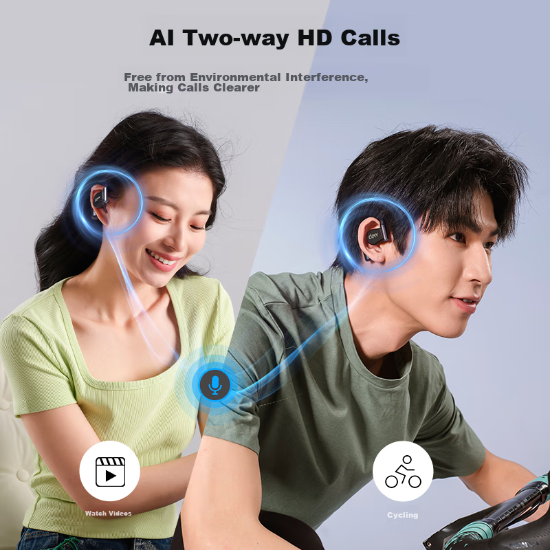 cleerARC3 Noise-Cancelling Version, Non-In Open-Ear Headphones, Gold List Hangin...