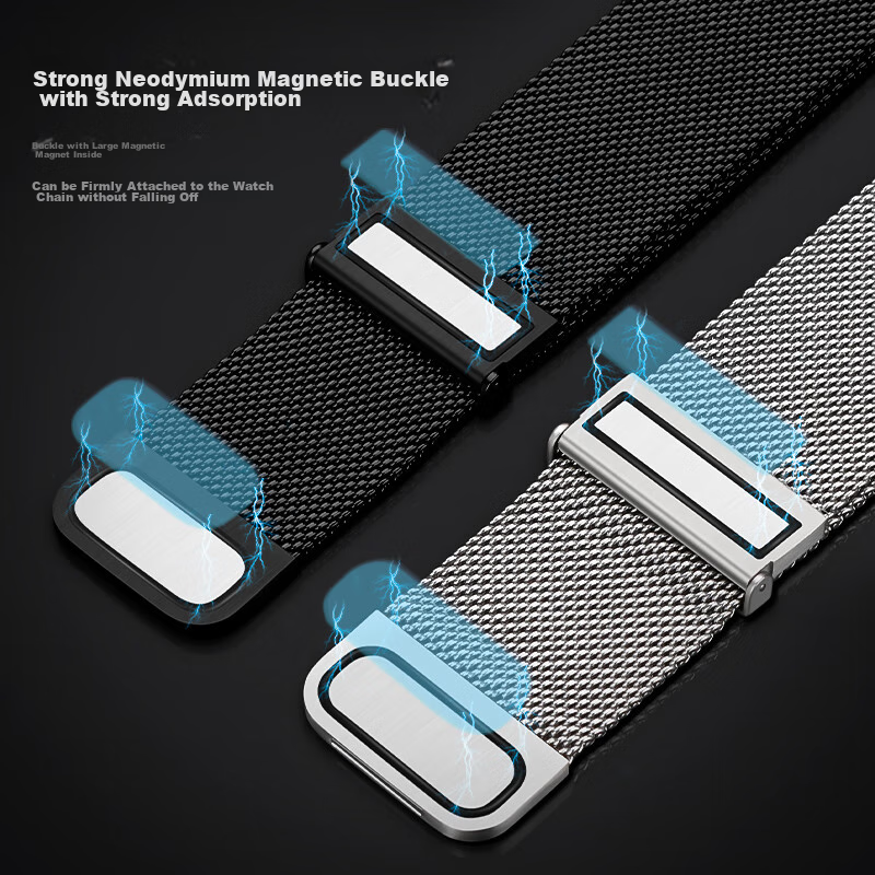 BHO Apple Watch Band Compatible with Apple Watch S10/S9/SE/Ultra2, Milanese Loop...