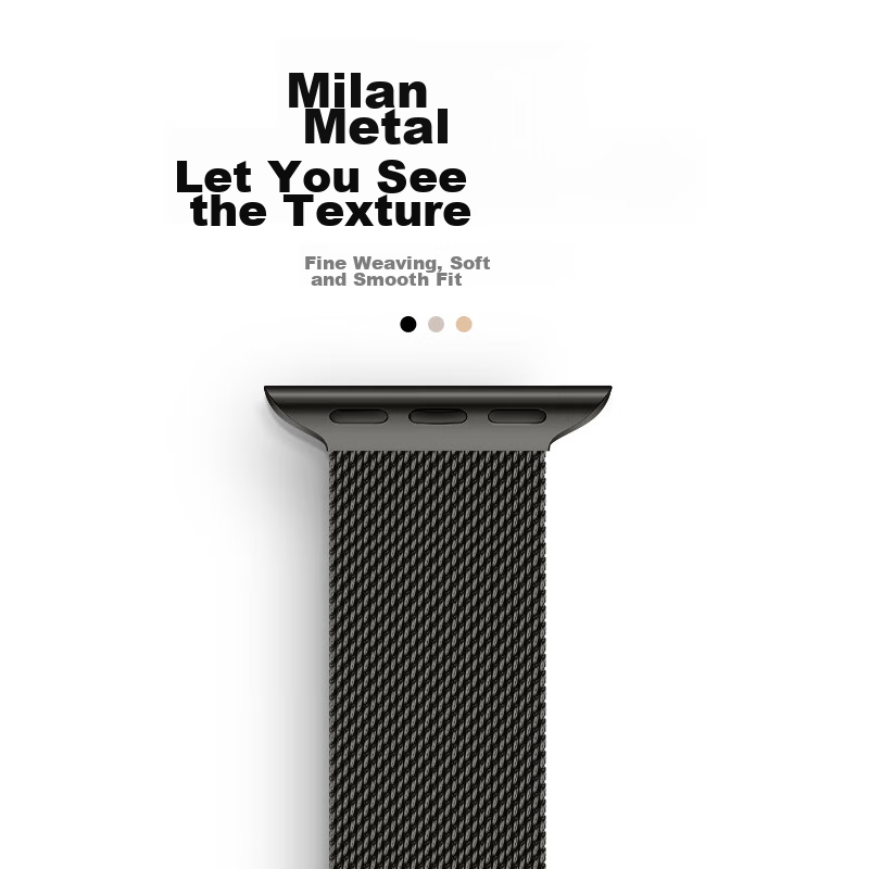 BHO Apple Watch Band Compatible with Apple Watch S10/S9/SE/Ultra2, Milanese Loop...