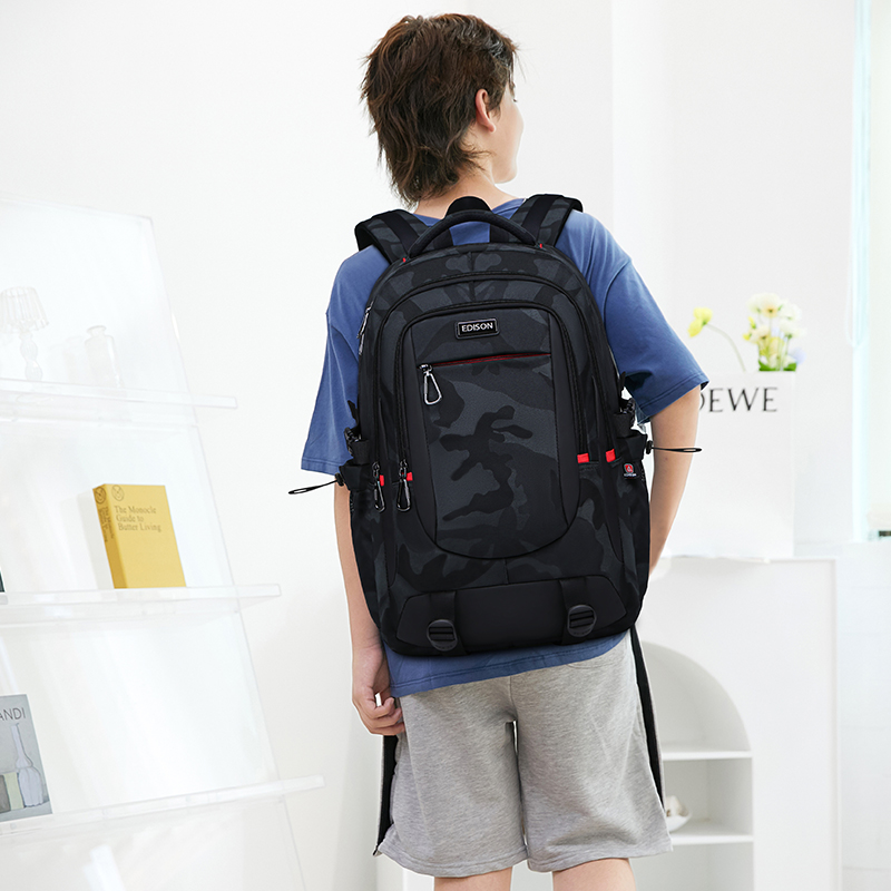Edison High School Student Backpack, Large Capacity, Water-Resistant, Suitable f...