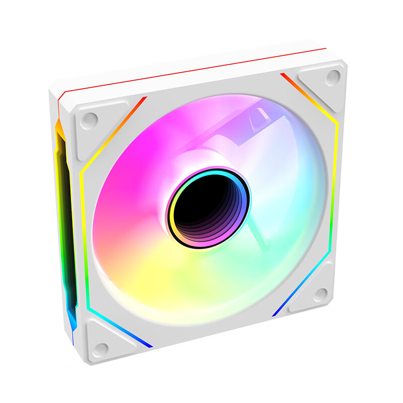 AOCT121RW/93 Anti-Leaf, White 12CM, Desktop Case Cooling Fan, ARGB Light Sync, 5...