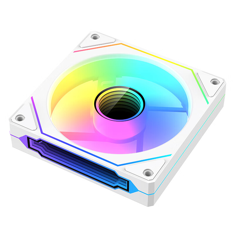 AOCT121RW/93 Anti-Leaf, White 12CM, Desktop Case Cooling Fan, ARGB Light Sync, 5...