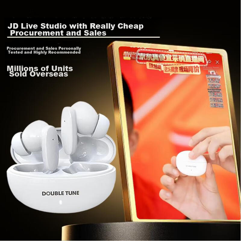 DOUBLE TUNE Pebble Series E2 True Wireless Bluetooth Earphones, In-Ear Headphone...