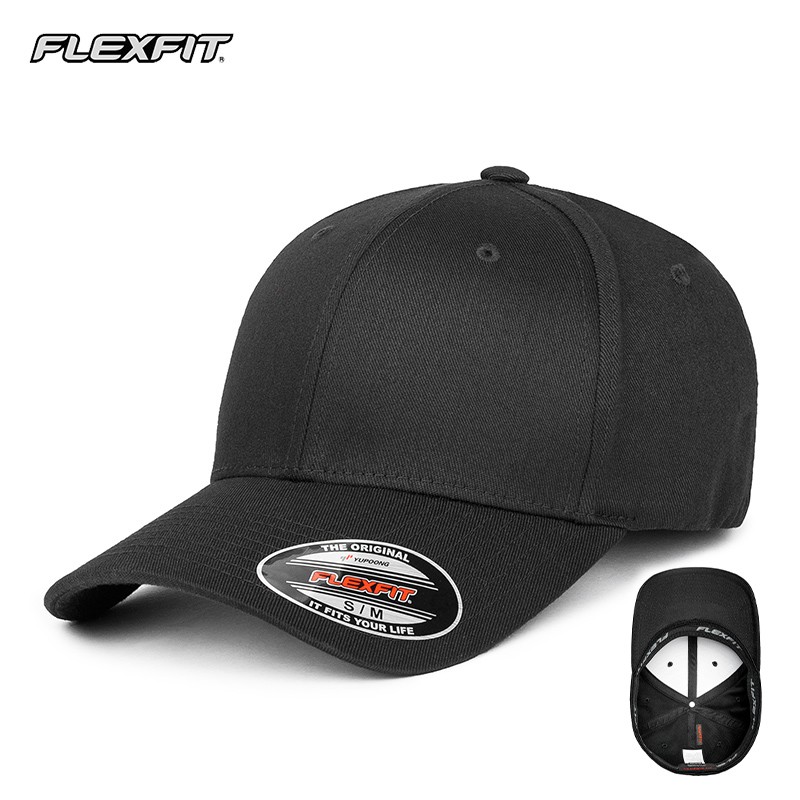 FLEXFIT American Hard Top Baseball Cap Unisex High Top Fully Enclosed Large Head...