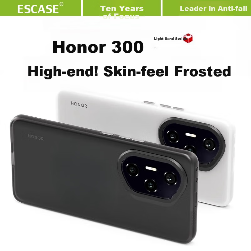 ESCASE Full Coverage Anti-drop Protective Case for Honor 300 Ultra, IML Frosted...