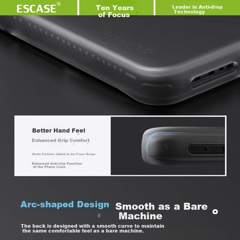 ESCASE Full Coverage Anti-drop Protective Case for Honor 300 Ultra, IML Frosted...