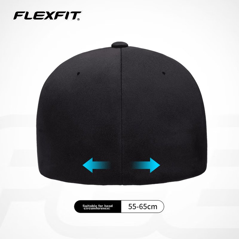 FLEXFIT DELTA180 Hard Brim Baseball Cap, Unisex, Large Size, Full Protection, Su...