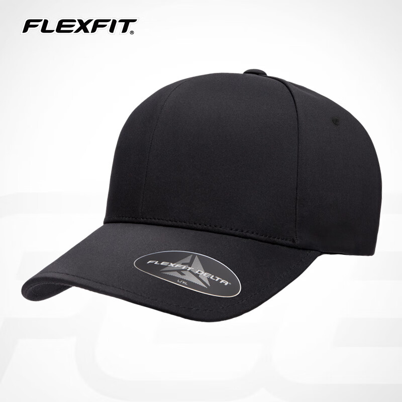 FLEXFIT DELTA180 Hard Brim Baseball Cap, Unisex, Large Size, Full Protection, Su...