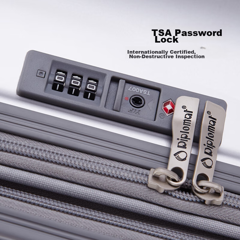 Diplomat 24-Inch Expandable Luggage Suitcase with Wheels And Password Lock for M...