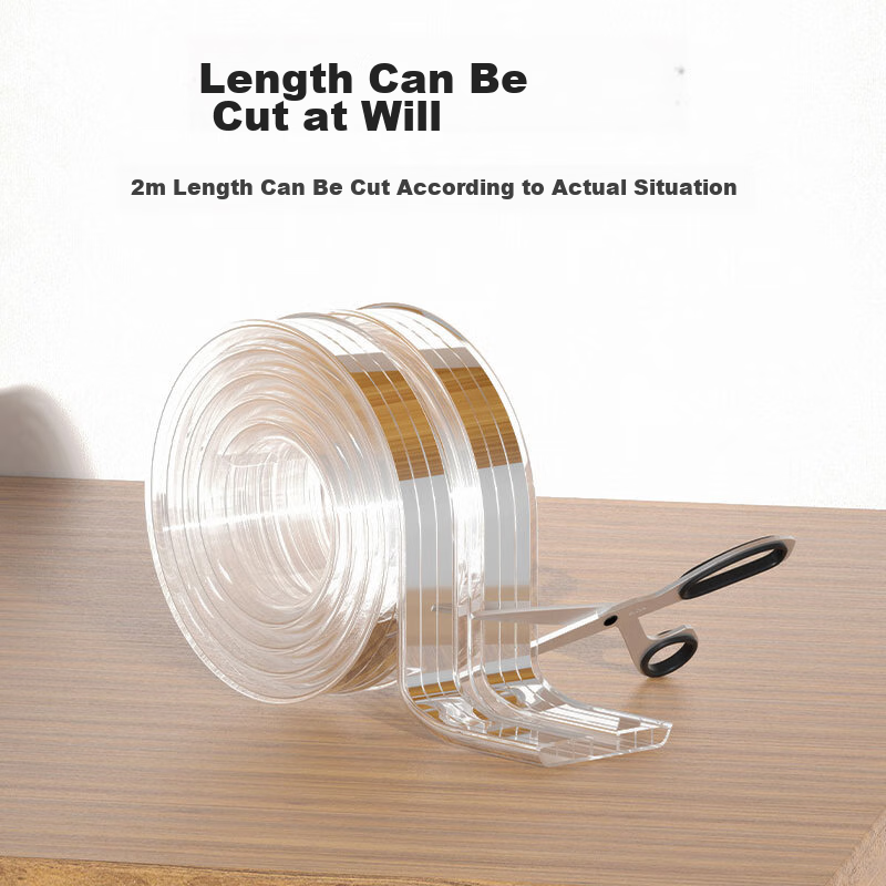 BFU Hollow Transparent Anti-Collision Strip, Acrylic Gel, for Home Use, Children...