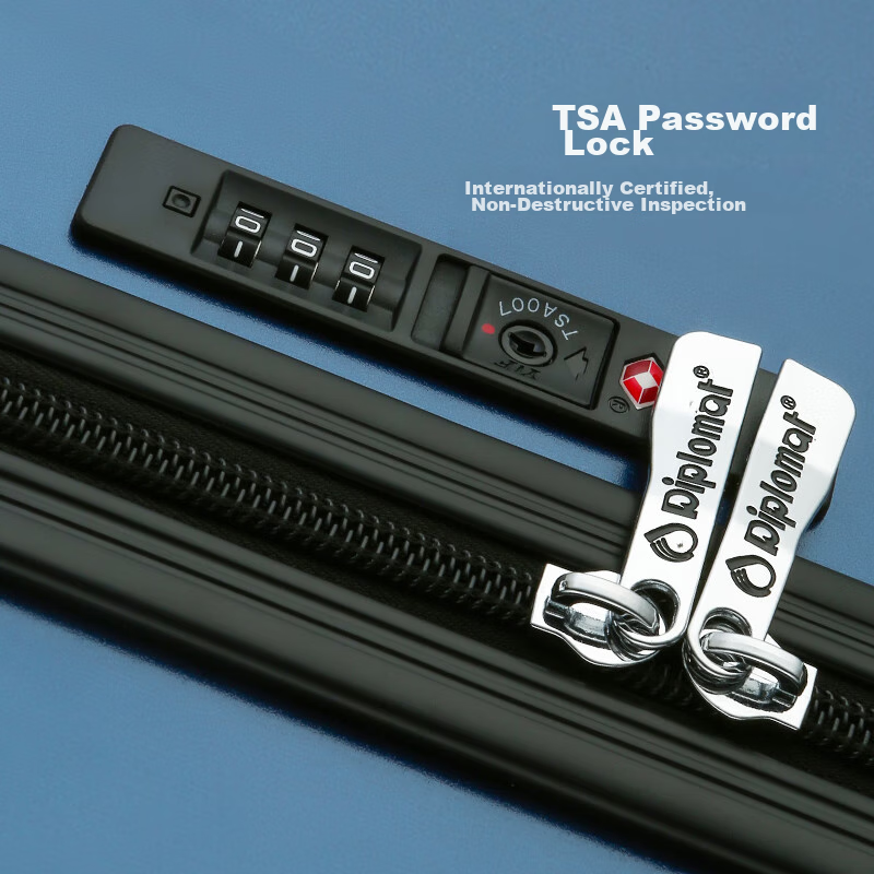 Diplomat Foreign Diplomat Business Spinner Suitcase, Travel Luggage, TSA Combina...