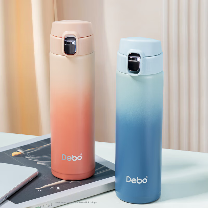 Debo Delbo Insulated Cup 304 Stainless Steel Men and Women Students Portable Wat...