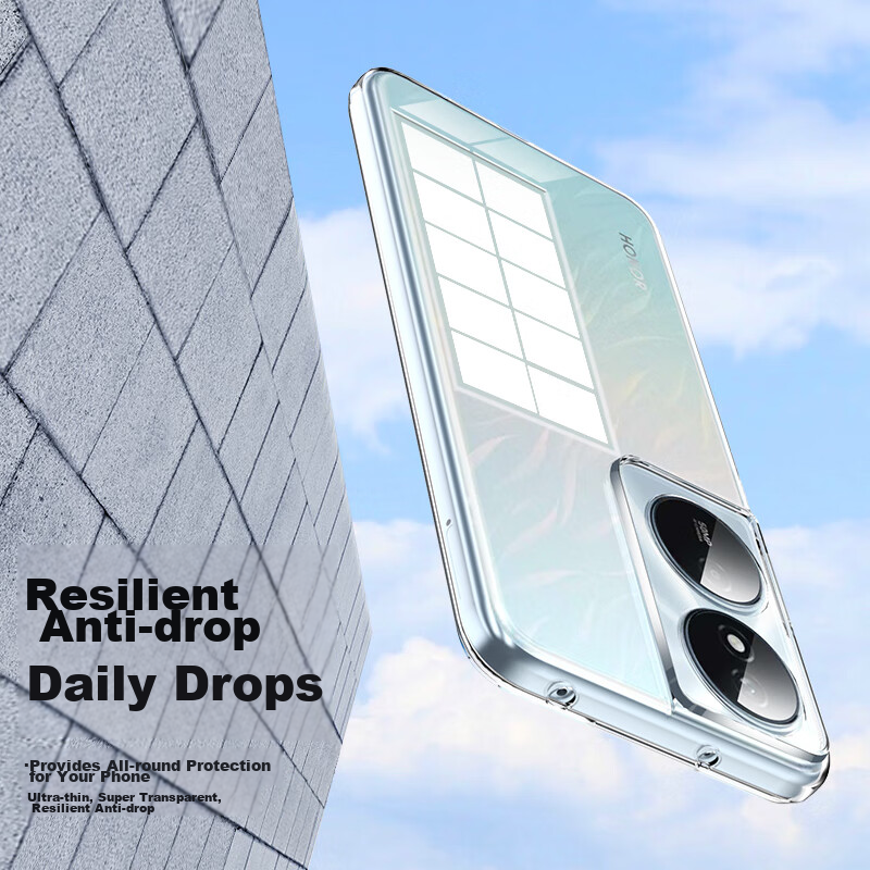 ESCASE Honor Play8T Phone Case, Full Protection Cover, Shockproof, Soft Shell, U...