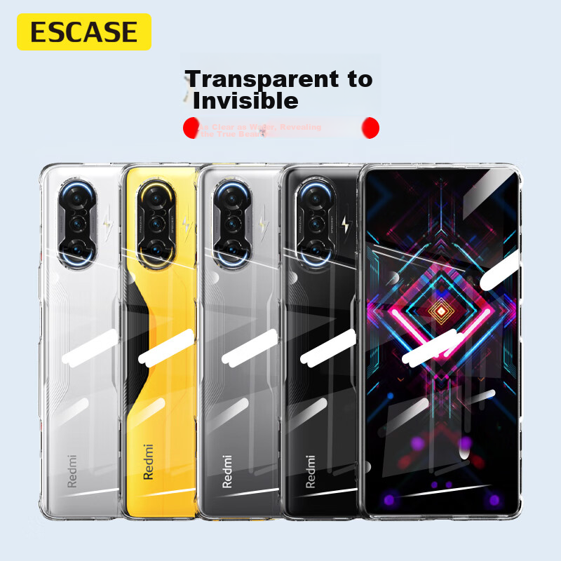 ESCASE Redmi K40 Gaming Enhanced Edition Phone Case, Shockproof Full Coverage/so...
