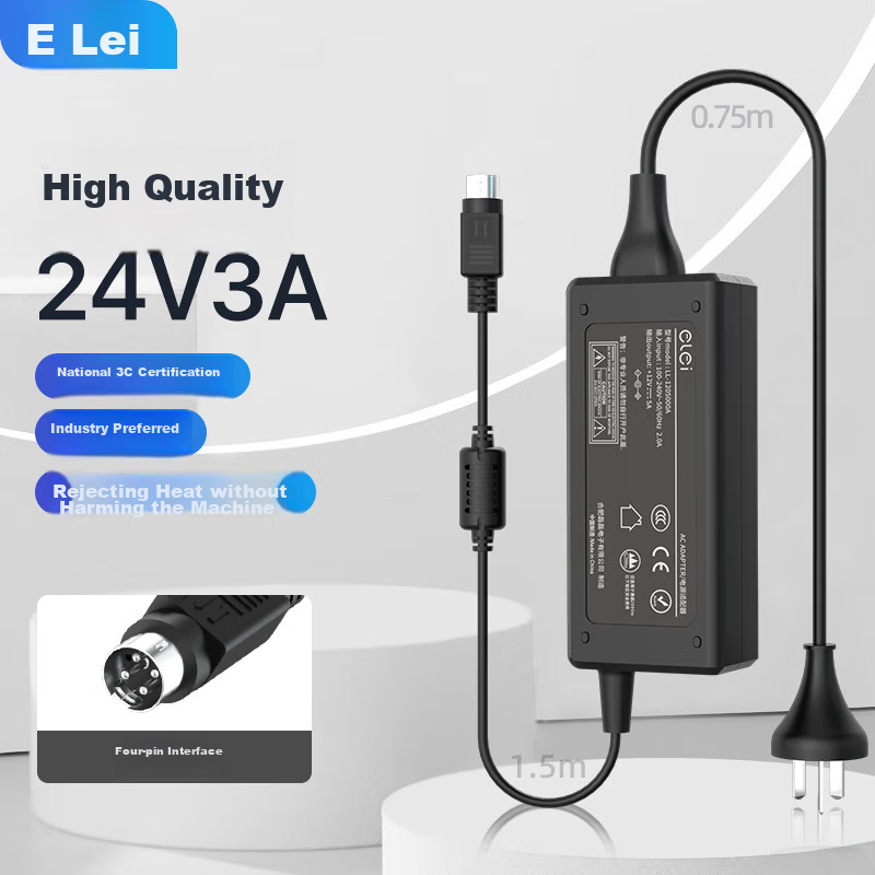 Lei High-Quality 24V 3A Switching Power Supply Adapter STA72-240300 Printer Four...